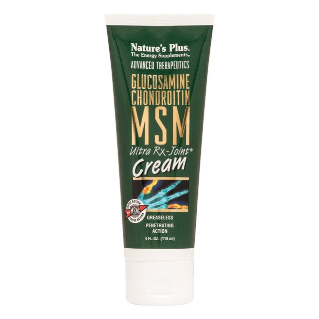 Nature's Plus GLUCOSAMINE/CHONDROITIN MSM ULTRA RX-JOINT CREAM 118ML